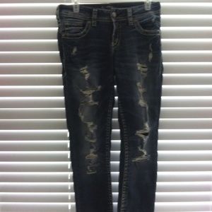 Silver jeans women's suki mid pencil skinny  sz 28